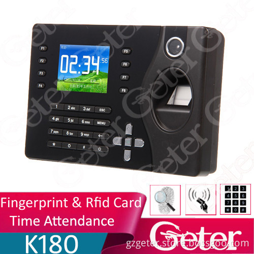2015 New Arrival English/Spanish Recognition Attendance Time Recording TCP/IP USB host/client communication